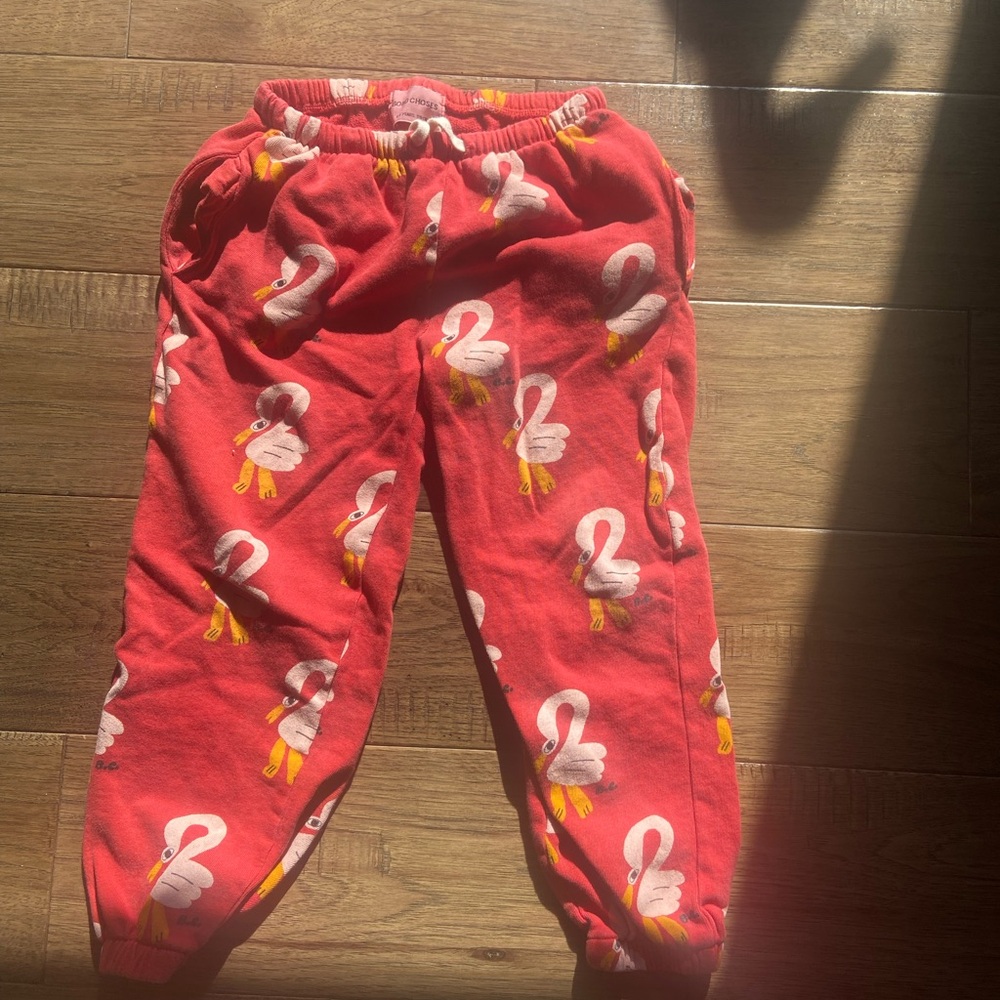 Bird Print Red Jogger